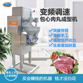 变频调速包心肉丸机